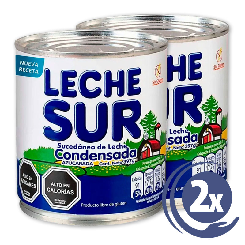 Leche Condensada, 397 grs - 2 unidades - Leche Sur