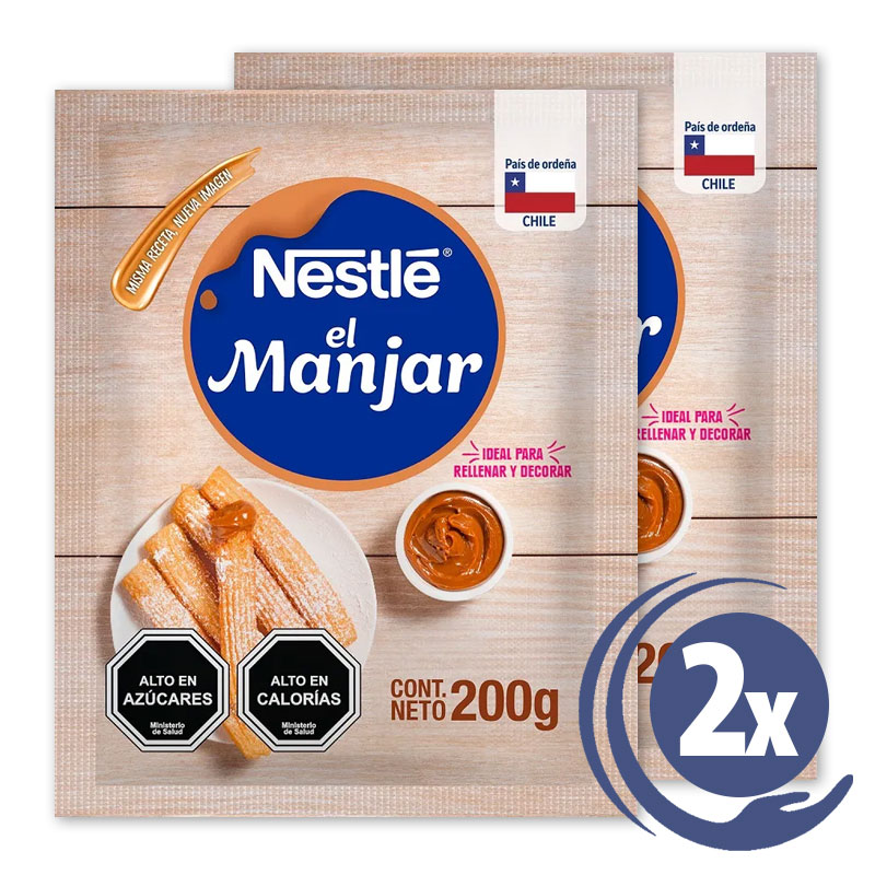 Manjar Bolsa 200 grs - 2 unidades - Nestlé