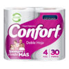 Papel Higiénico Doble Hoja – 30 mts x 4 – Confort