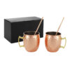 Set de Vasos Encobrizados Moscow Mule