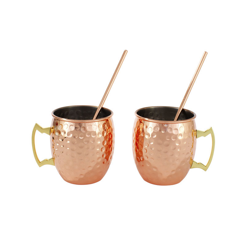 Set de Vasos Encobrizados Moscow Mule